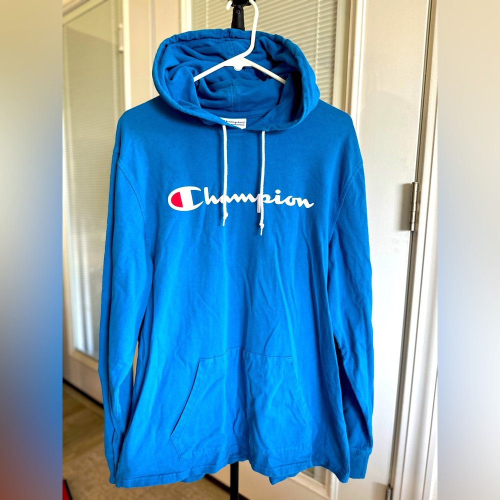 Men's Champion long sleeve T-shirt - Blue